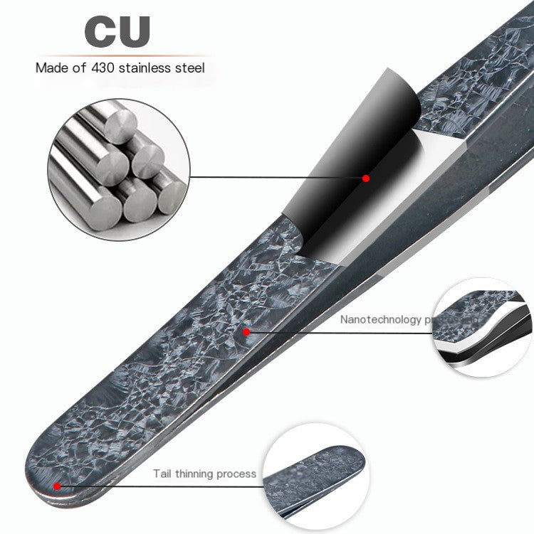 Dual-Purpose Stainless Steel Tweezers Kit