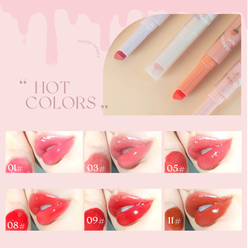 FLORTTE Love Stick Lip Pen with Mirror