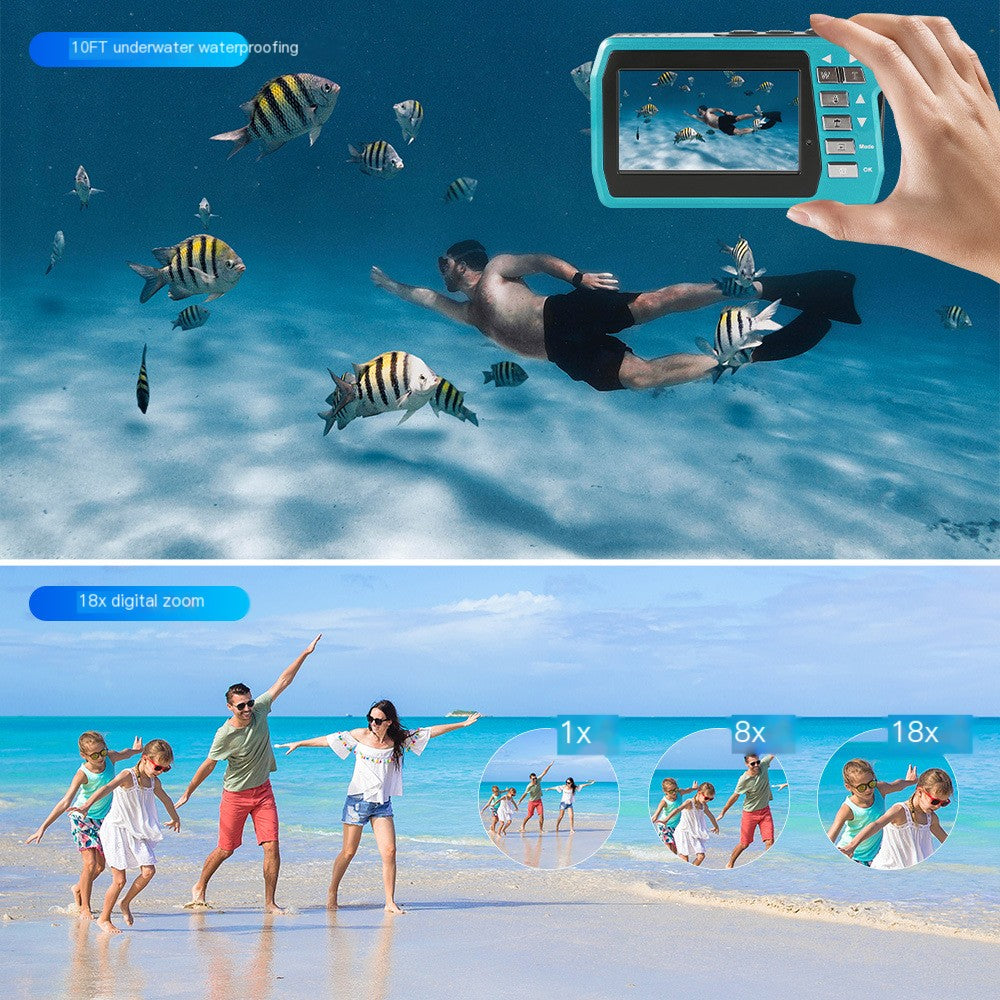 DualView 4K Underwater Camera