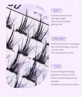Anime Style Natural Cluster Lashes