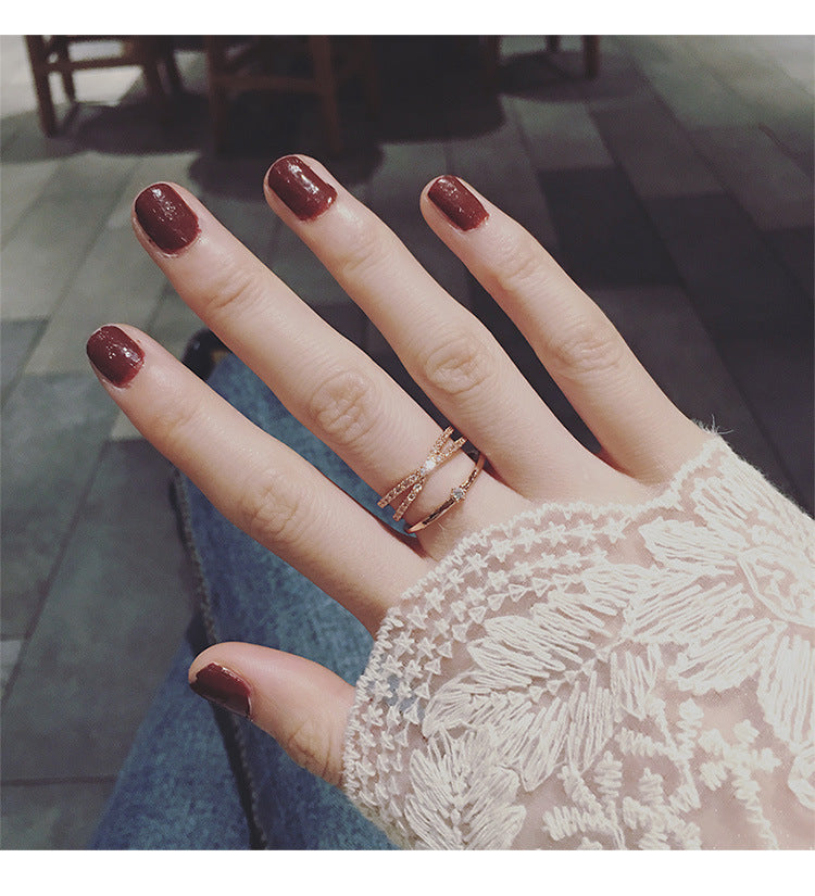 Vintage Alloy Elegance Ring