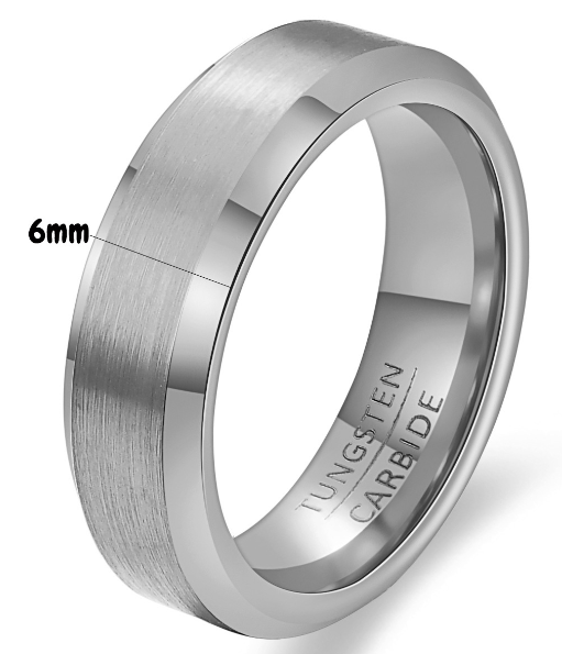 Modern Tungsten Steel Ring