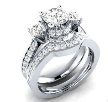 Elegant GeoGem Ring Collection