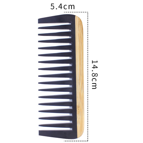 Bamboo Hair Comb for Women - Anti-Static Wooden Design