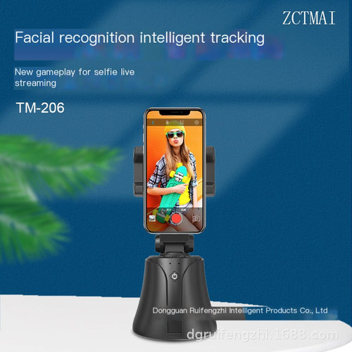 360° Automatic Rotating Smartphone Stand with Face Tracking