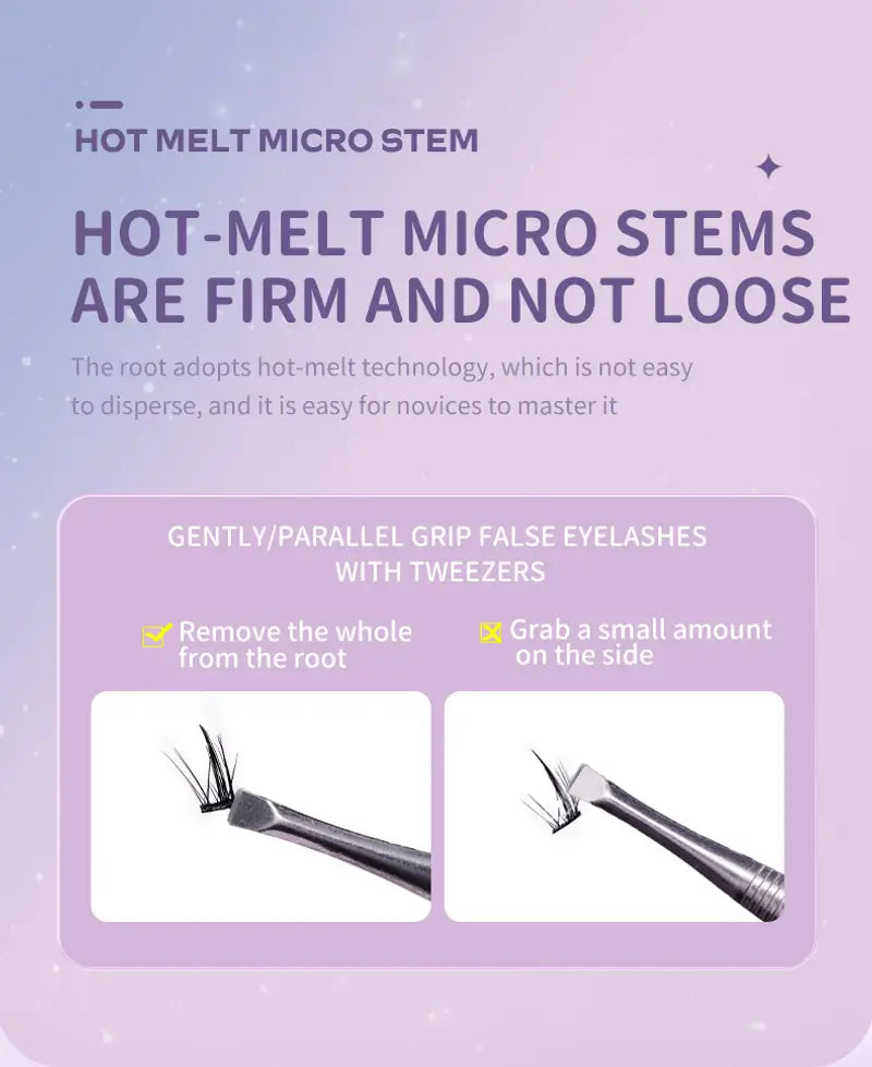 Anime Style Natural Cluster Lashes