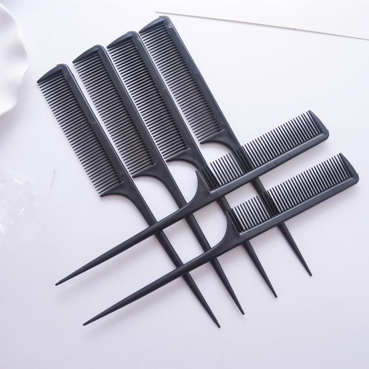 Sleek Black Precision Comb