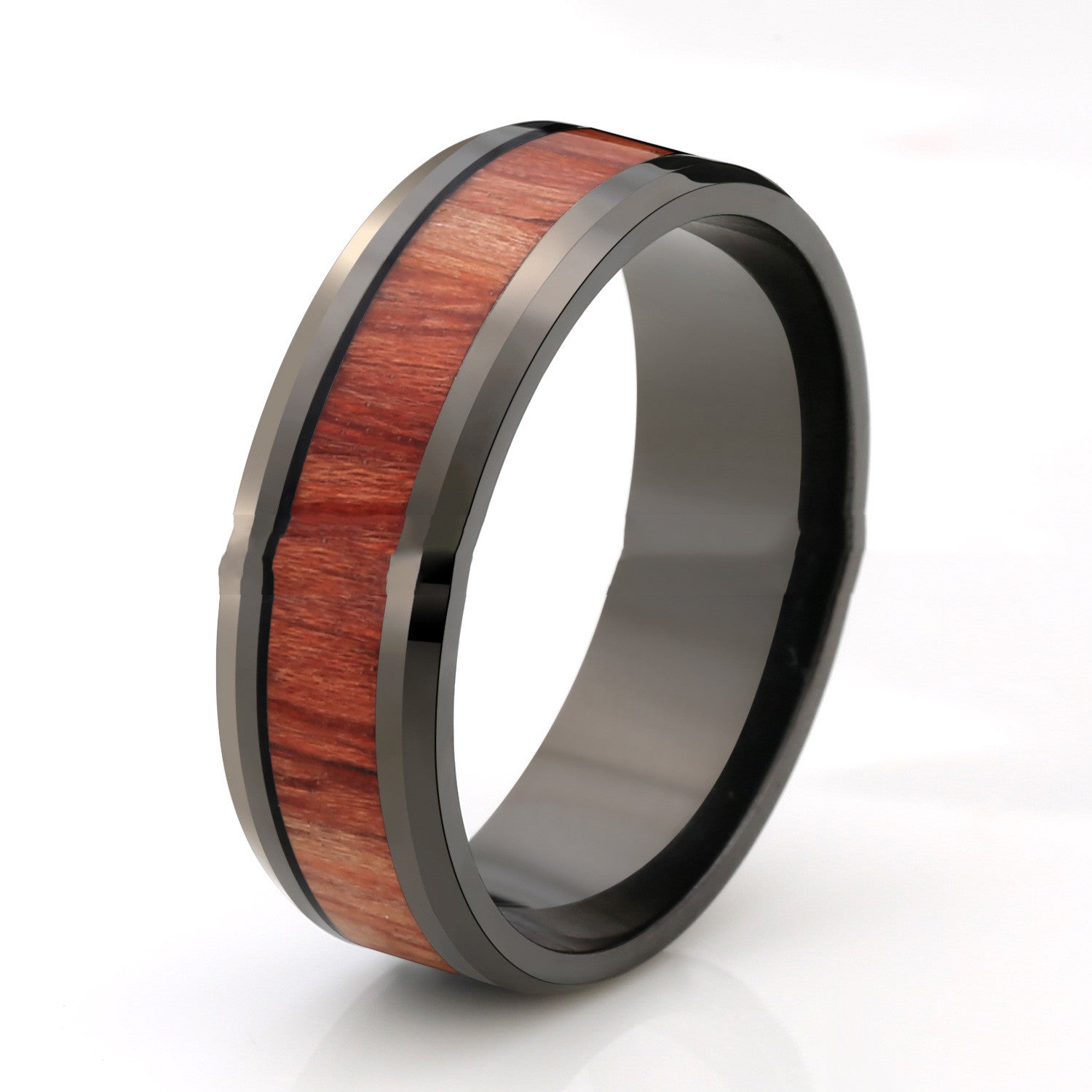 Modern Alloy Geometric Ring