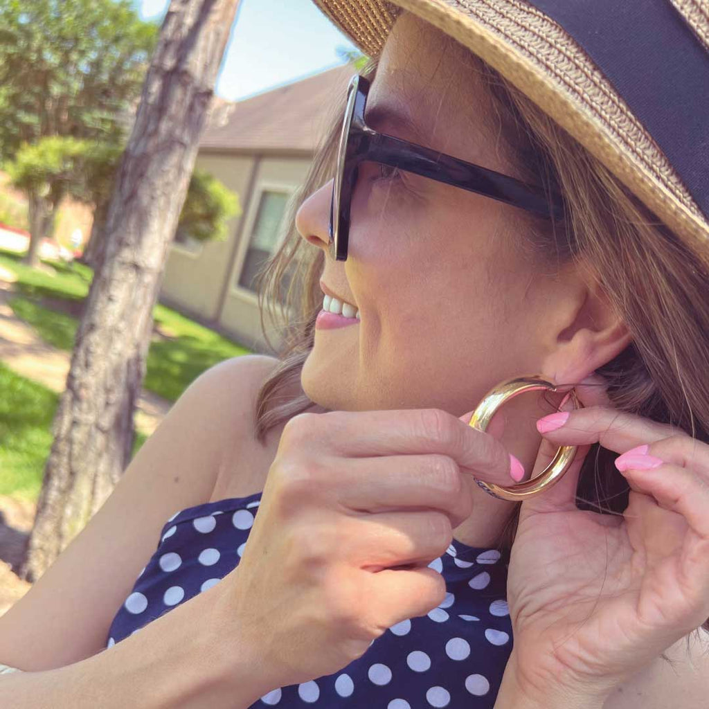 Eclipse Hoop Earrings