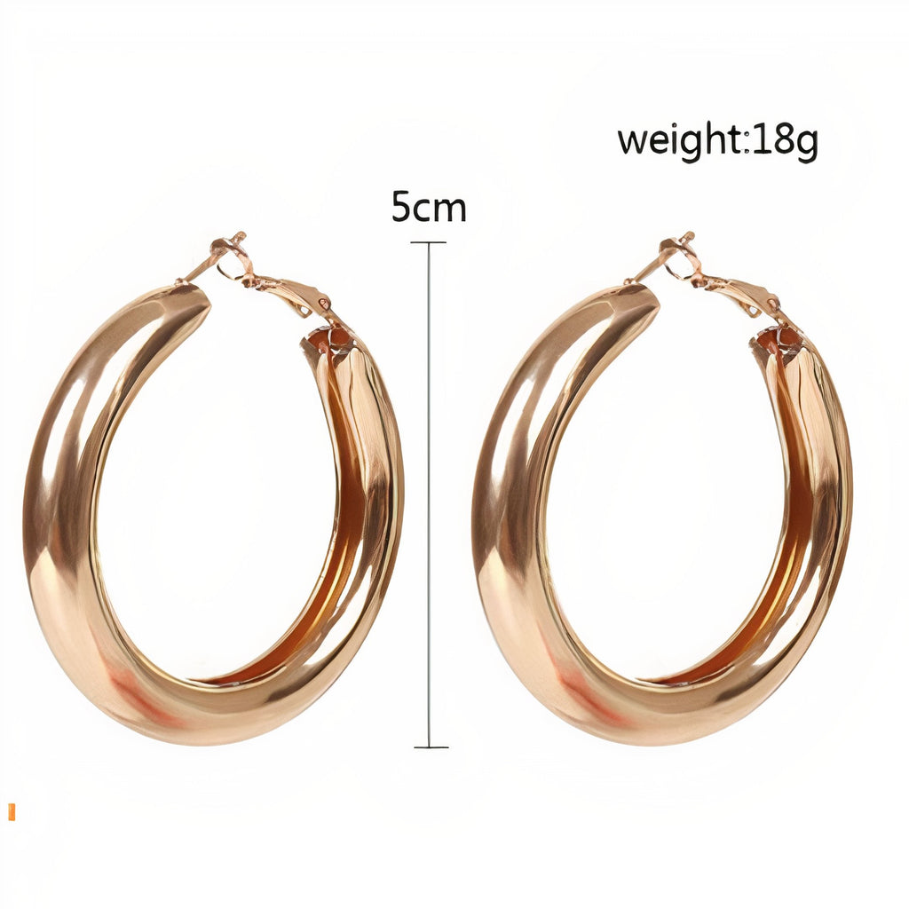 Eclipse Hoop Earrings