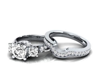 Elegant GeoGem Ring Collection