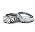 Elegant GeoGem Ring Collection