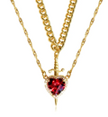 Gothic Love Dagger Necklace