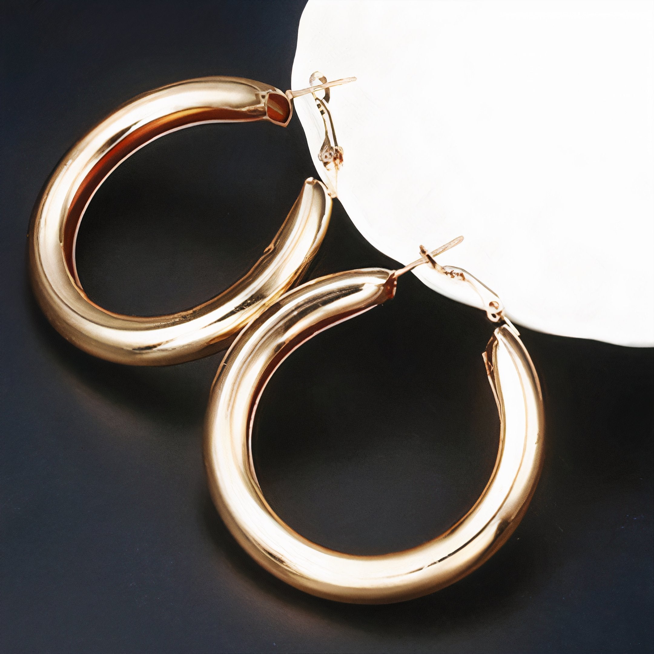 Eclipse Hoop Earrings